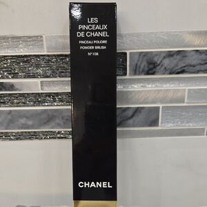 CHANEL Black and Gold Powder Brush  Number 106